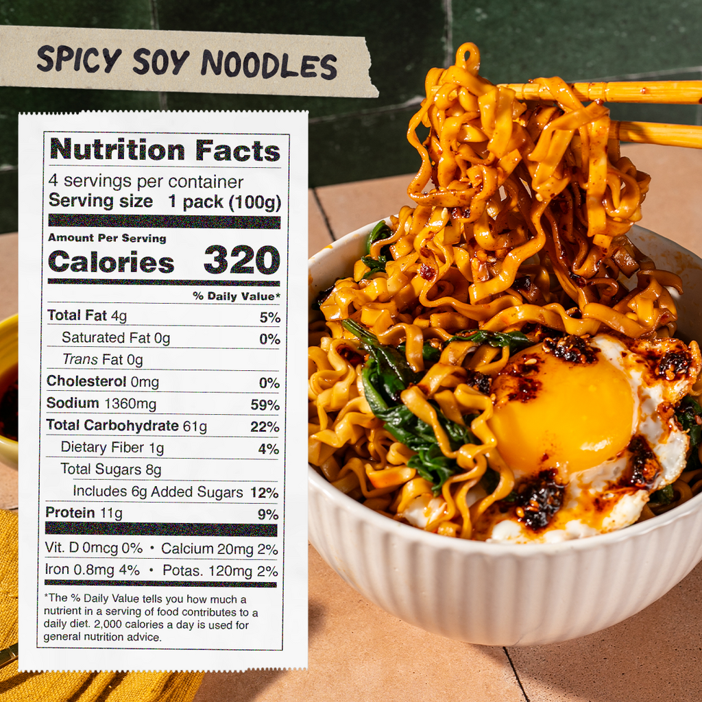 Spicy Soy Noodles | 12 Packs - Daily Pick