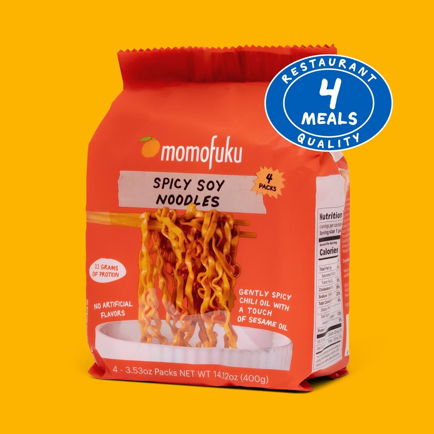 Spicy Soy Noodles | 4 Packs - Simple Use