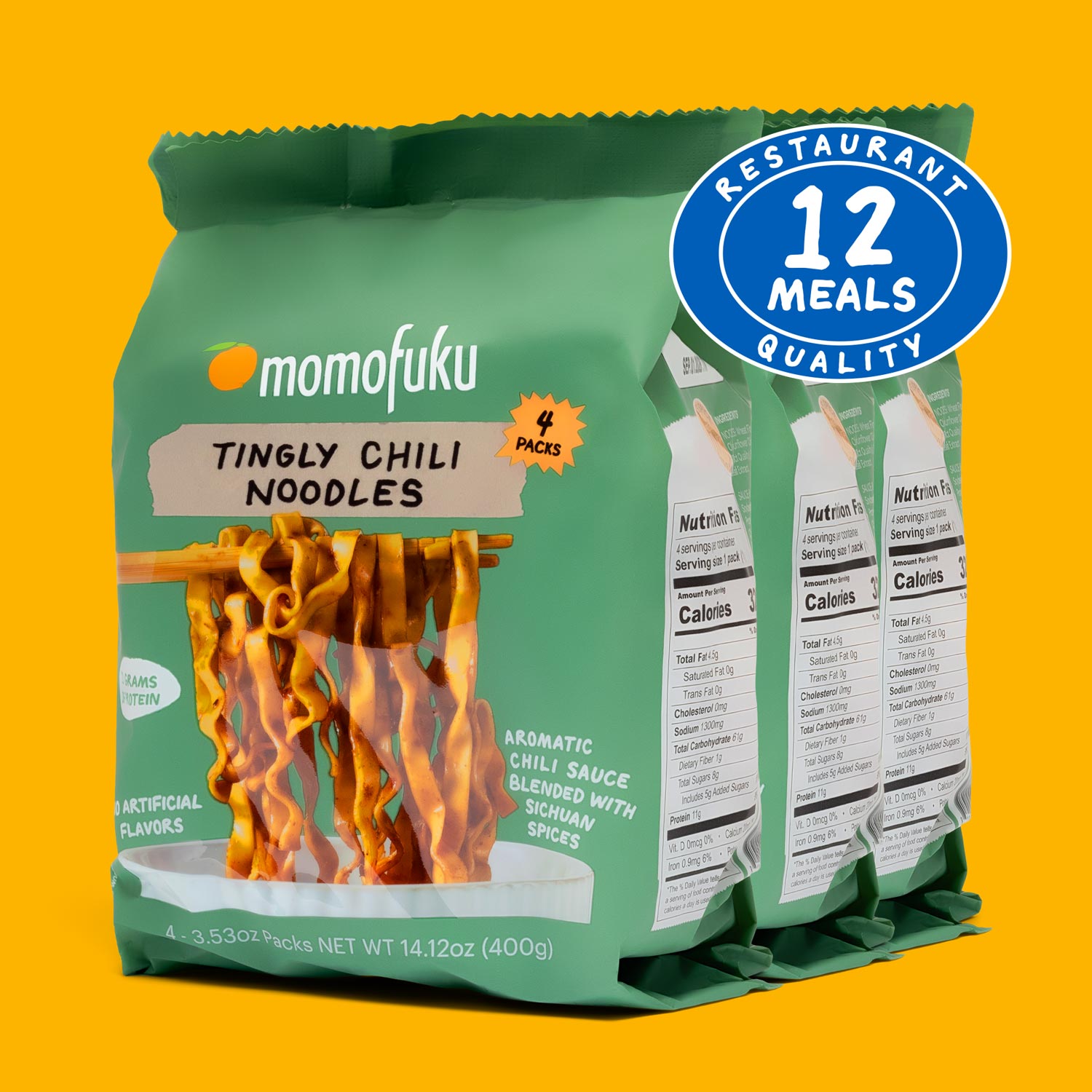 Tingly Chili Noodles | 12 Packs - Premium Choice